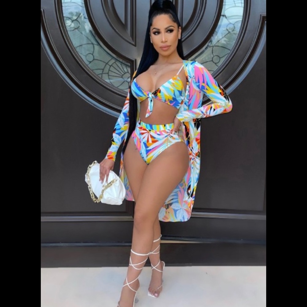 3 piece bathing suit